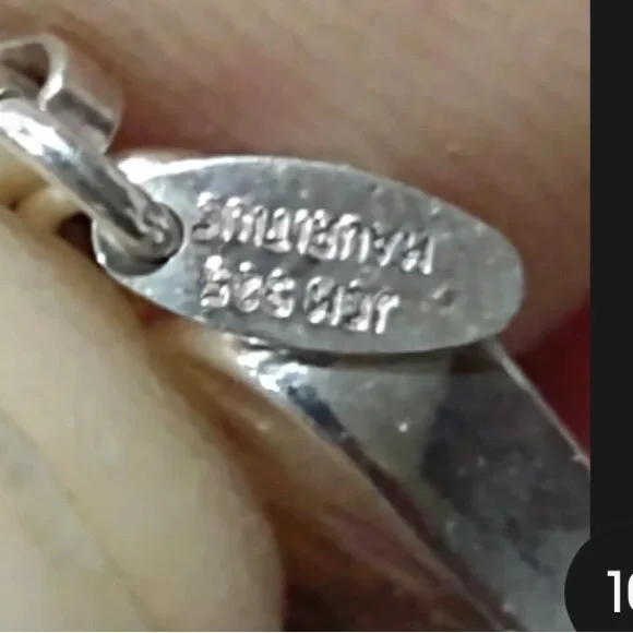 JCM Mauritius 925 Sterling Silver 7 1/2” Hearts Charm Bracelet Bracelets